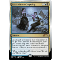 Last-Minute Chopping